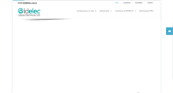 Desktop Screenshot of idelec.com.ar